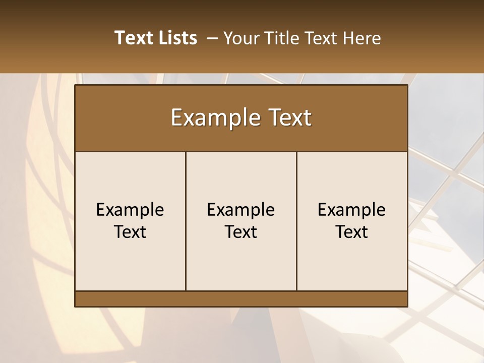 A Picture Of A Building With A Sky Background PowerPoint Template