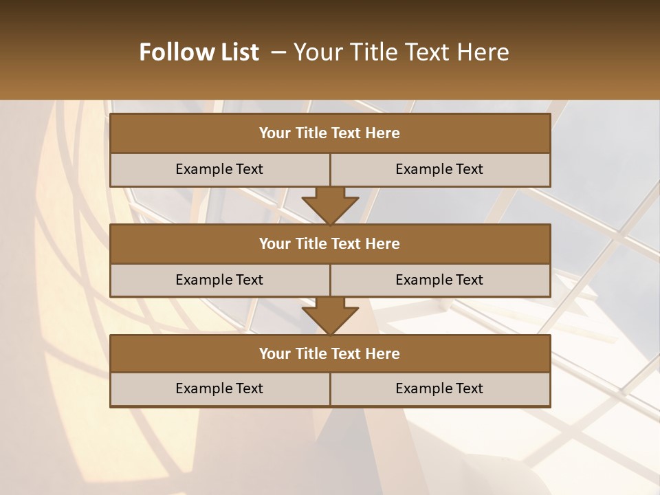 A Picture Of A Building With A Sky Background PowerPoint Template