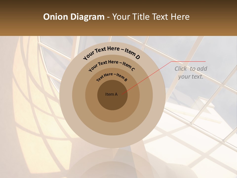 A Picture Of A Building With A Sky Background PowerPoint Template