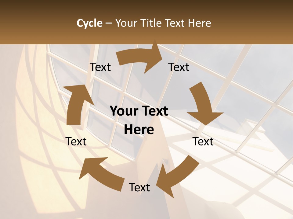 A Picture Of A Building With A Sky Background PowerPoint Template