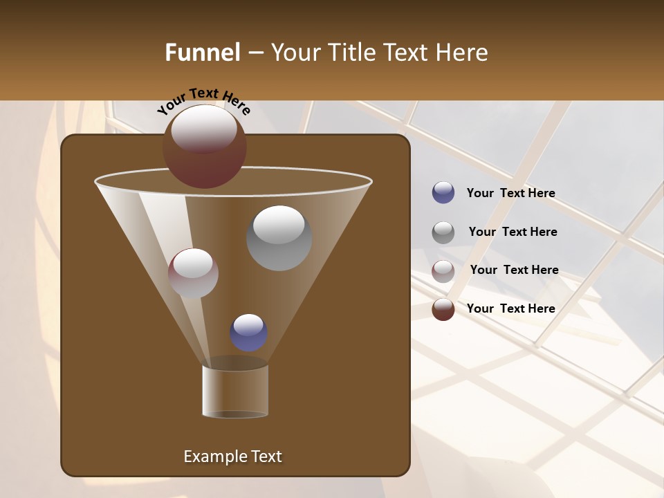 A Picture Of A Building With A Sky Background PowerPoint Template