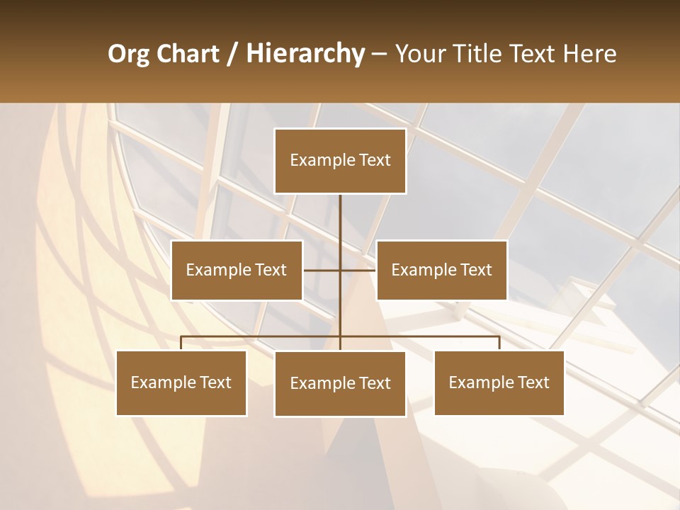 A Picture Of A Building With A Sky Background PowerPoint Template