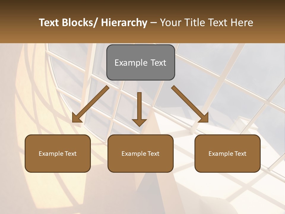 A Picture Of A Building With A Sky Background PowerPoint Template