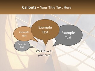 A Picture Of A Building With A Sky Background PowerPoint Template