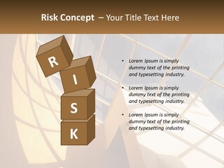 A Picture Of A Building With A Sky Background PowerPoint Template