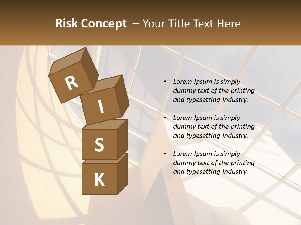 A Picture Of A Building With A Sky Background PowerPoint Template