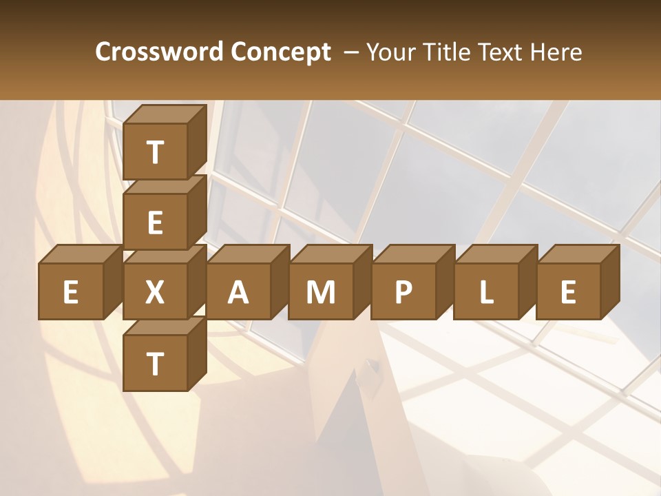 A Picture Of A Building With A Sky Background PowerPoint Template