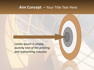 A Picture Of A Building With A Sky Background PowerPoint Template