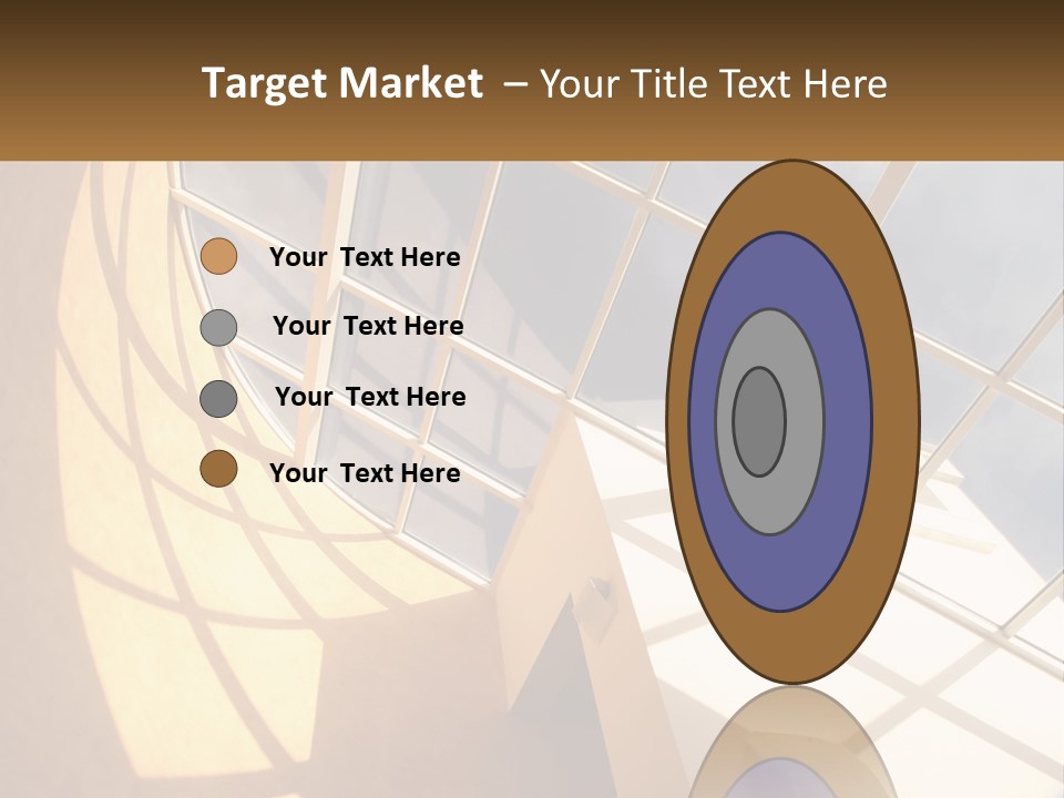 A Picture Of A Building With A Sky Background PowerPoint Template