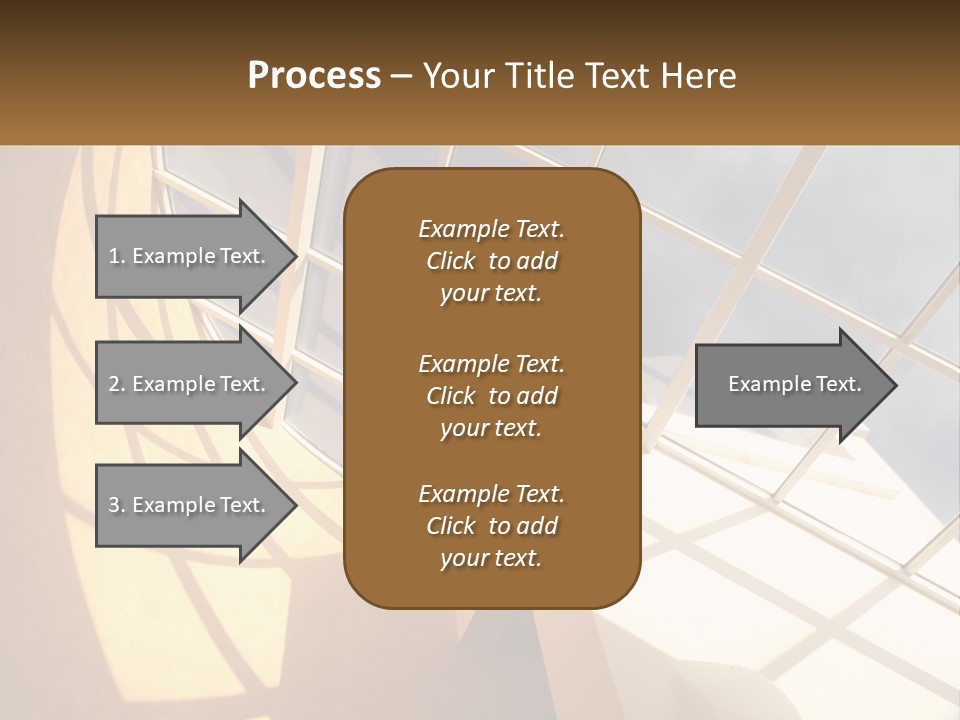 A Picture Of A Building With A Sky Background PowerPoint Template