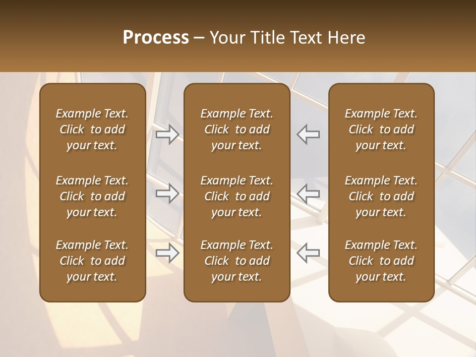 A Picture Of A Building With A Sky Background PowerPoint Template