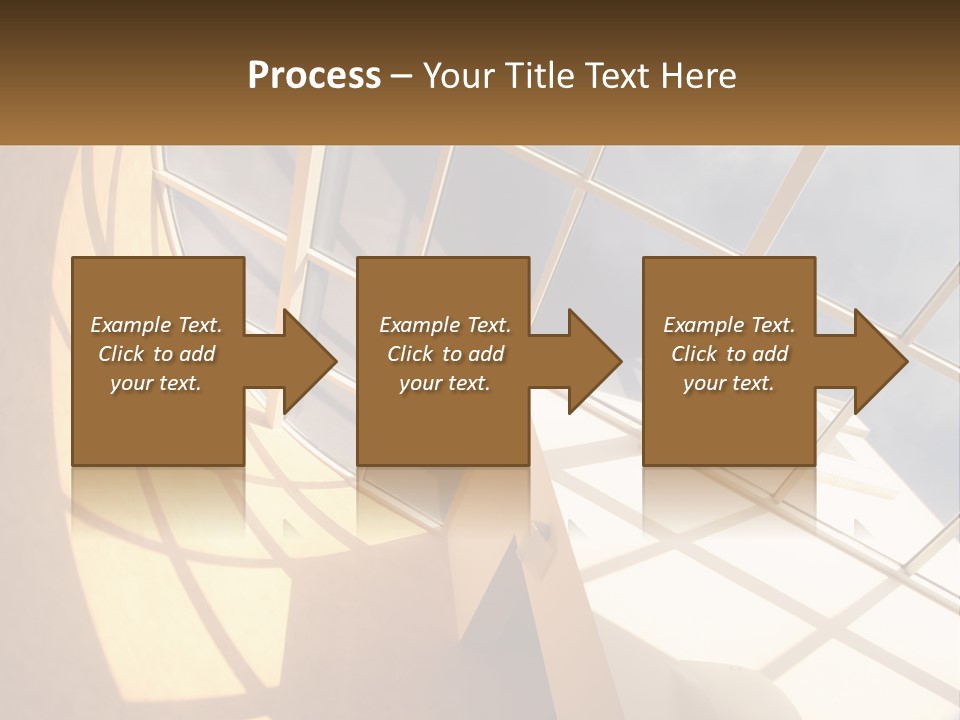 A Picture Of A Building With A Sky Background PowerPoint Template