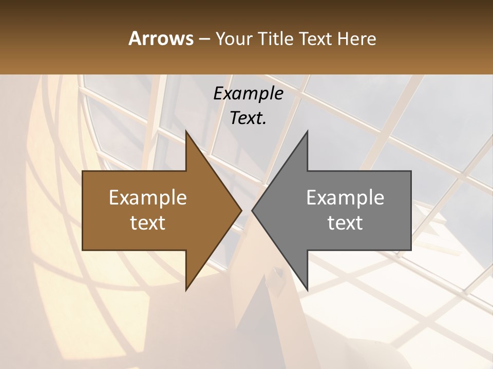 A Picture Of A Building With A Sky Background PowerPoint Template