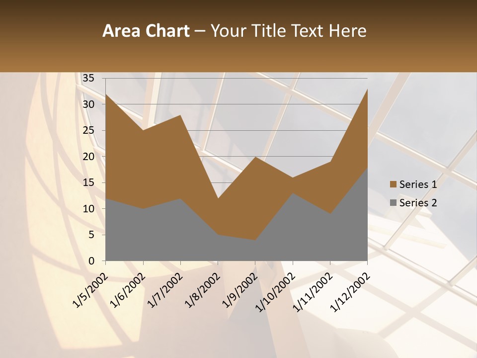 A Picture Of A Building With A Sky Background PowerPoint Template