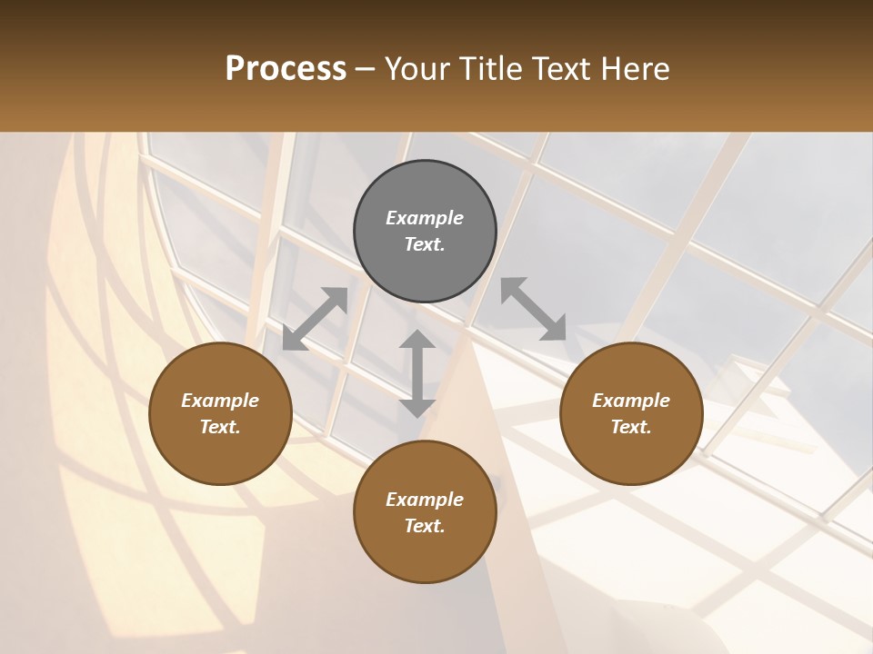 A Picture Of A Building With A Sky Background PowerPoint Template