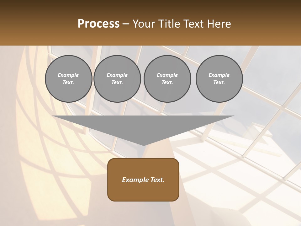 A Picture Of A Building With A Sky Background PowerPoint Template