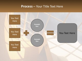 A Picture Of A Building With A Sky Background PowerPoint Template