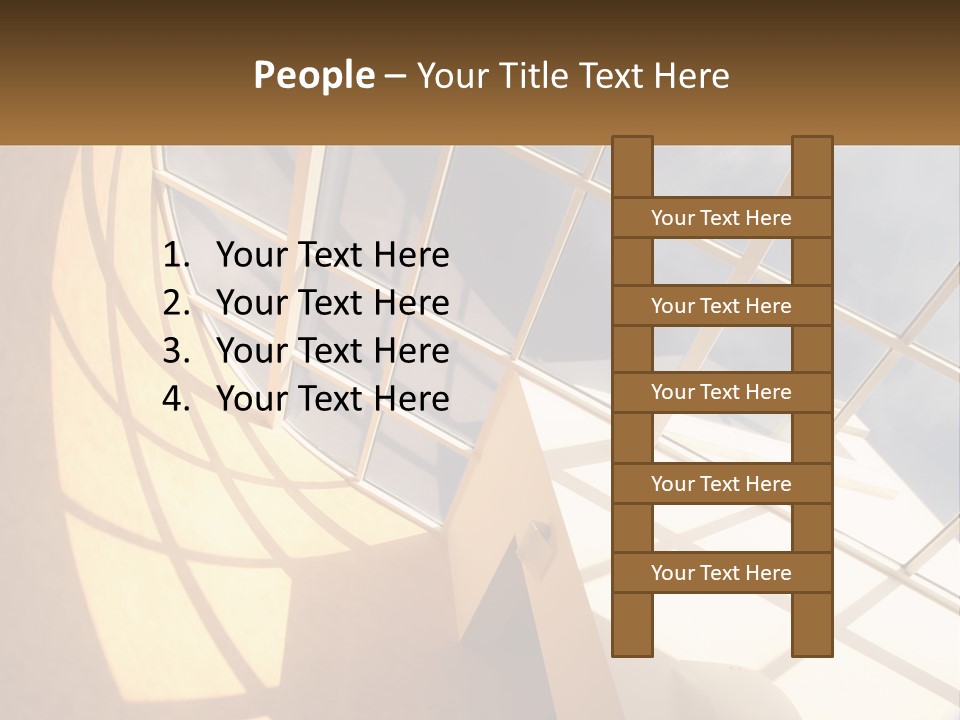 A Picture Of A Building With A Sky Background PowerPoint Template