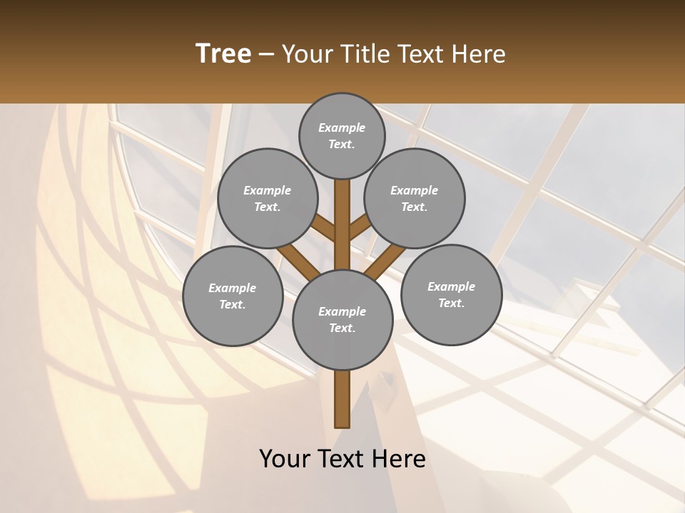 A Picture Of A Building With A Sky Background PowerPoint Template