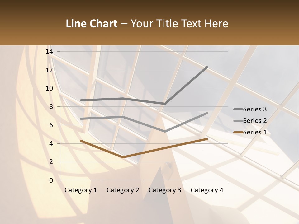 A Picture Of A Building With A Sky Background PowerPoint Template