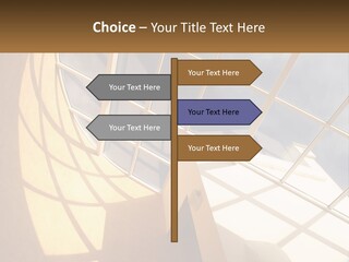 A Picture Of A Building With A Sky Background PowerPoint Template