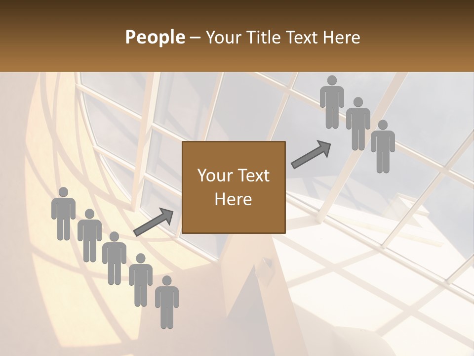 A Picture Of A Building With A Sky Background PowerPoint Template