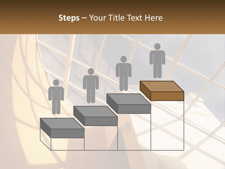 A Picture Of A Building With A Sky Background PowerPoint Template