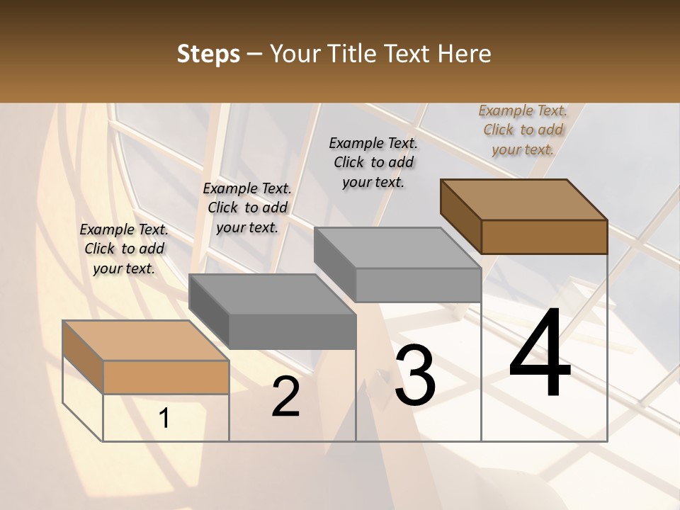 A Picture Of A Building With A Sky Background PowerPoint Template