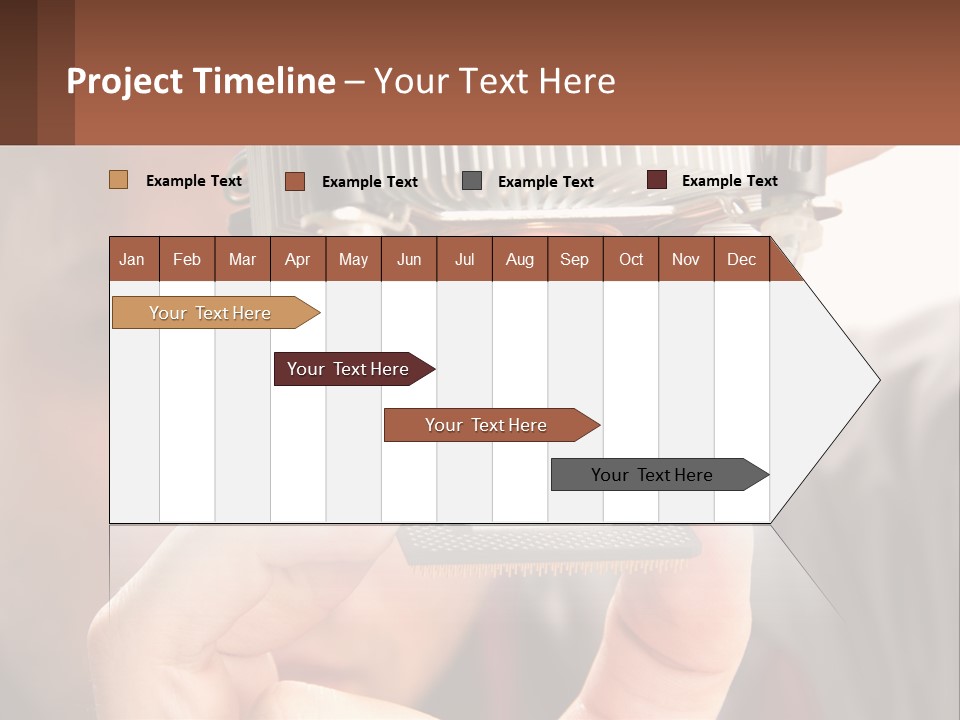 A Man Holding Up A Piece Of Metal In Front Of His Face PowerPoint Template