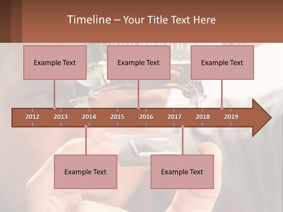 A Man Holding Up A Piece Of Metal In Front Of His Face PowerPoint Template