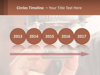 A Man Holding Up A Piece Of Metal In Front Of His Face PowerPoint Template