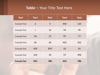 A Man Holding Up A Piece Of Metal In Front Of His Face PowerPoint Template