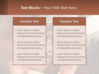 A Man Holding Up A Piece Of Metal In Front Of His Face PowerPoint Template
