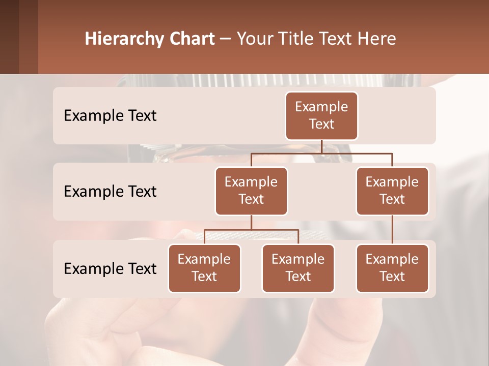 A Man Holding Up A Piece Of Metal In Front Of His Face PowerPoint Template
