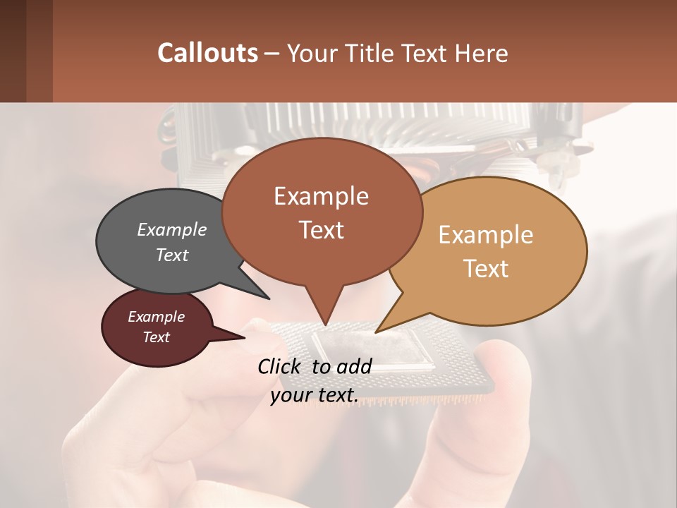 A Man Holding Up A Piece Of Metal In Front Of His Face PowerPoint Template