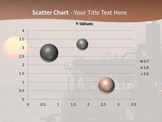 A Power Plant With The Sun In The Background PowerPoint Template