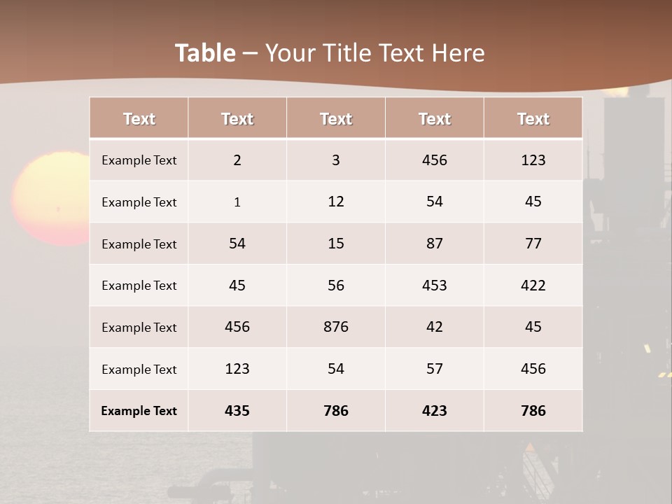 A Power Plant With The Sun In The Background PowerPoint Template