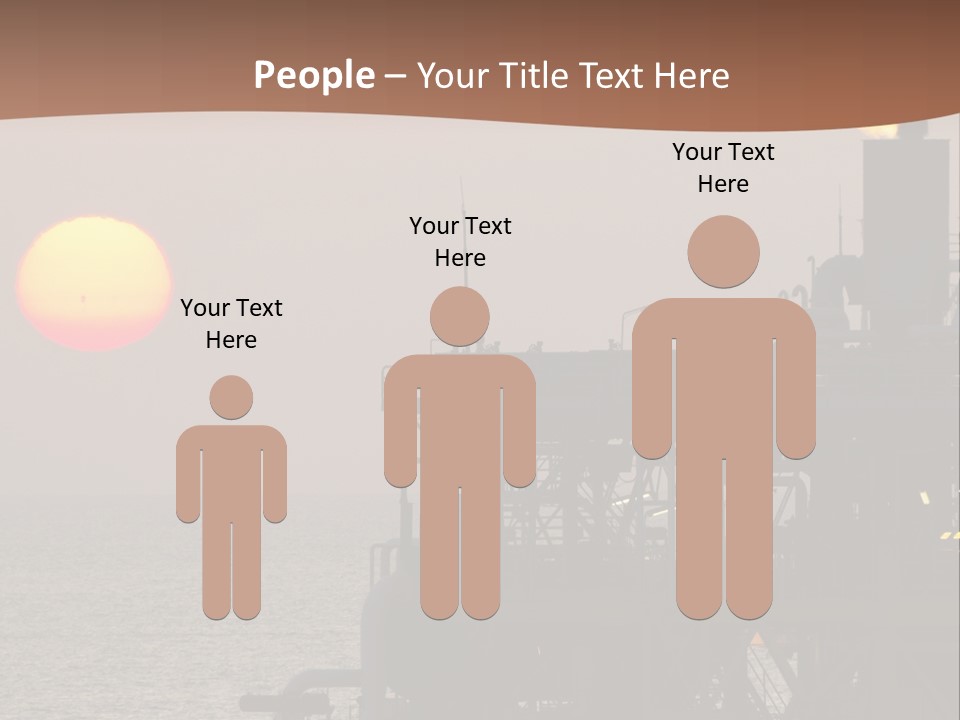 A Power Plant With The Sun In The Background PowerPoint Template