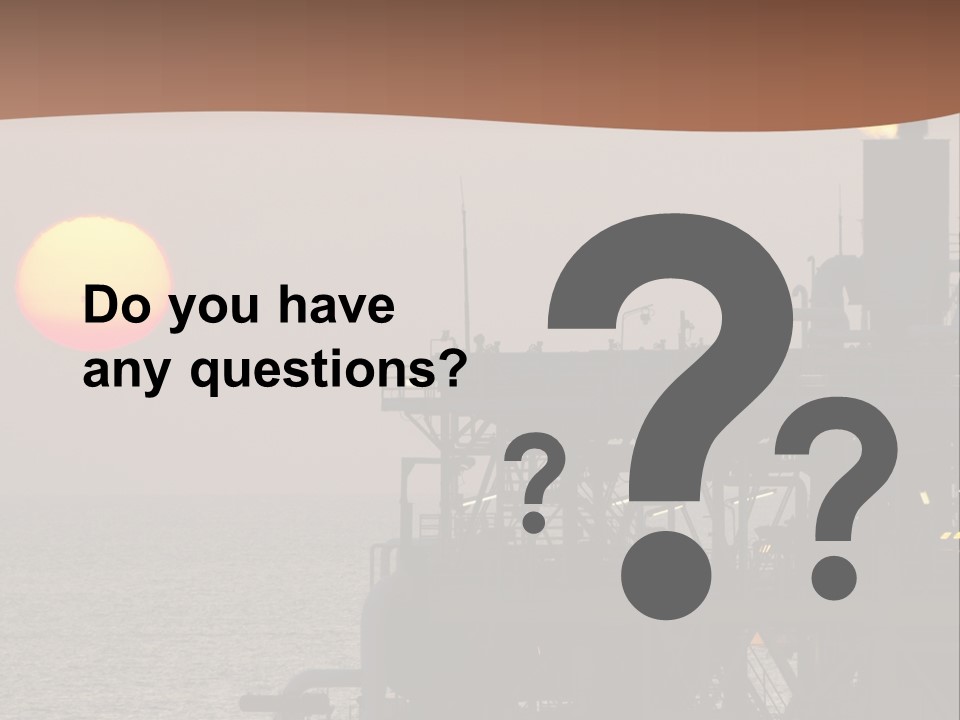 A Power Plant With The Sun In The Background PowerPoint Template