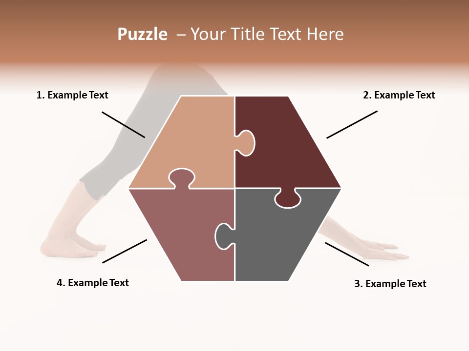 A Woman Is Doing A Yoga Pose On Her Stomach PowerPoint Template