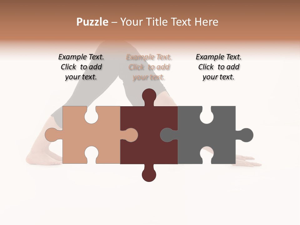 A Woman Is Doing A Yoga Pose On Her Stomach PowerPoint Template