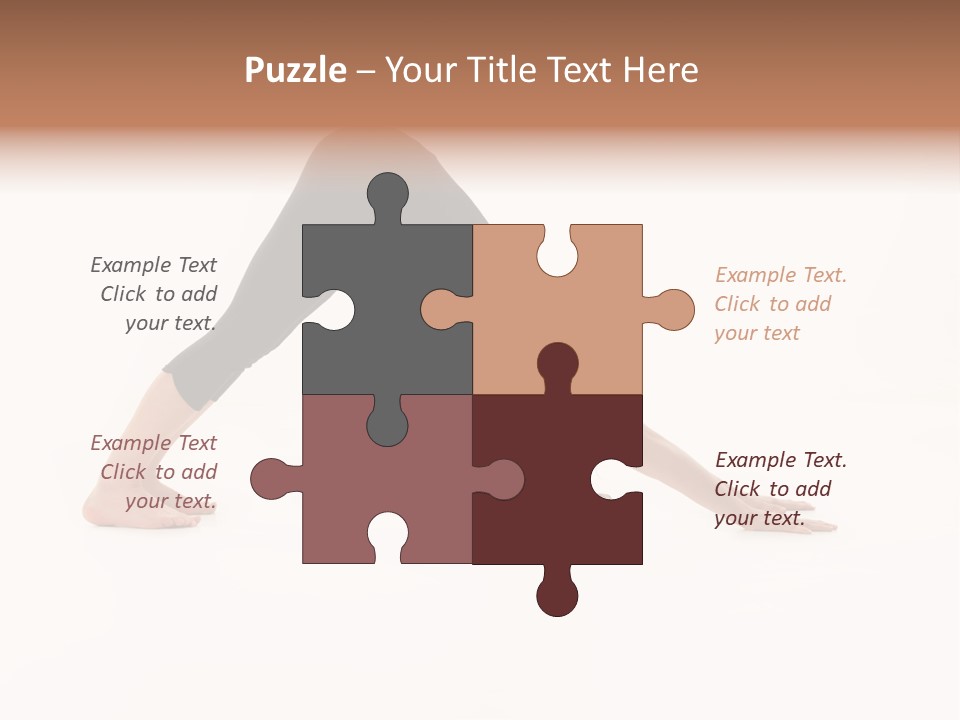 A Woman Is Doing A Yoga Pose On Her Stomach PowerPoint Template