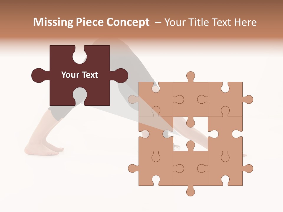 A Woman Is Doing A Yoga Pose On Her Stomach PowerPoint Template