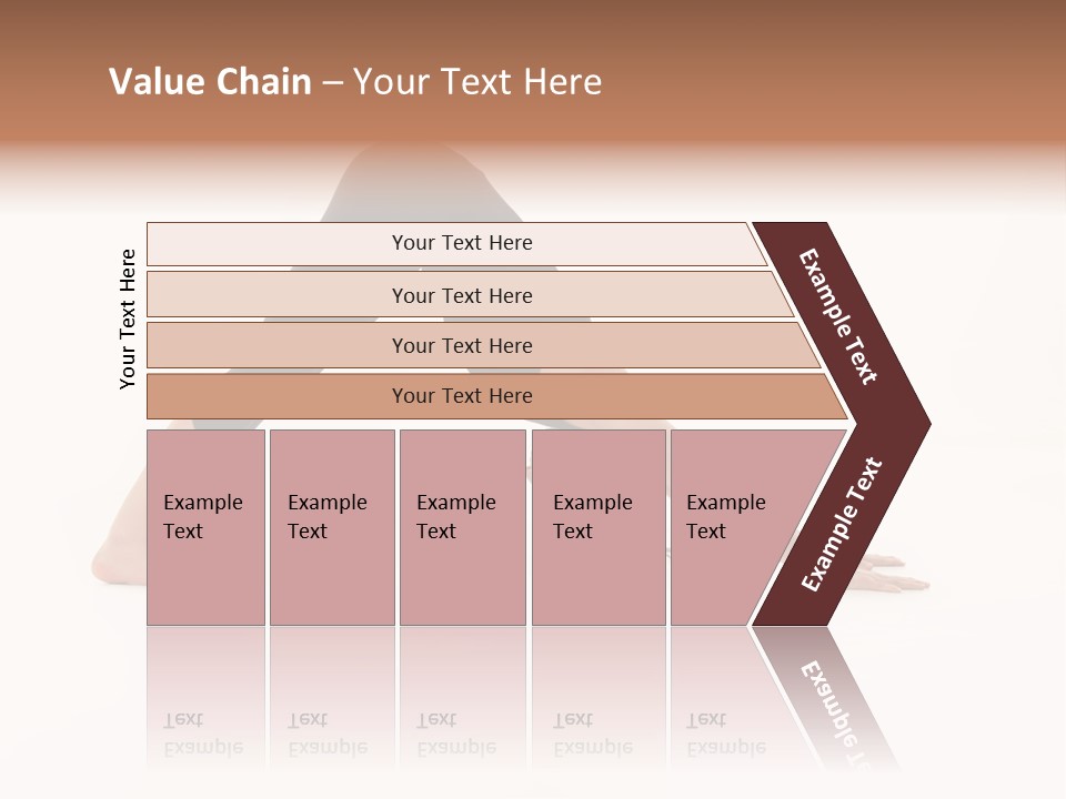 A Woman Is Doing A Yoga Pose On Her Stomach PowerPoint Template
