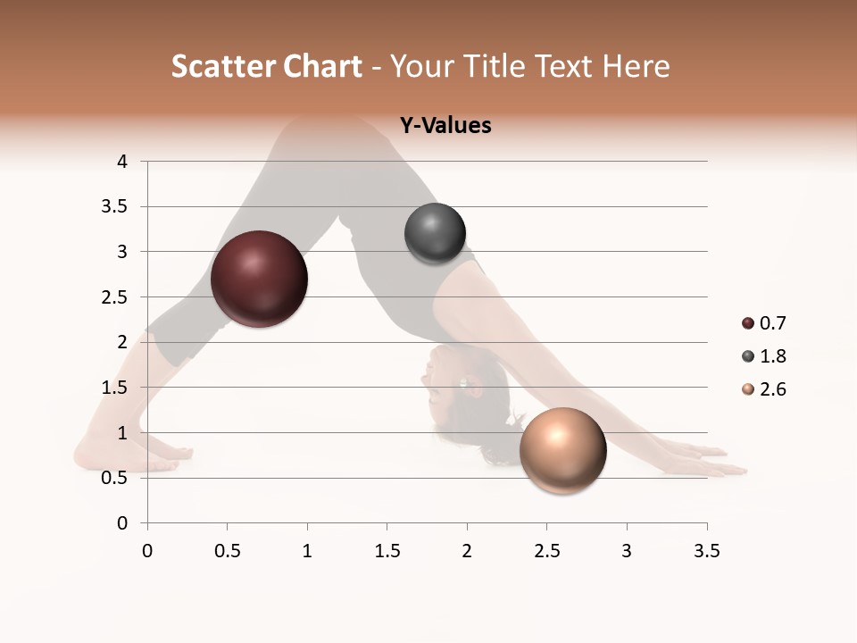 A Woman Is Doing A Yoga Pose On Her Stomach PowerPoint Template