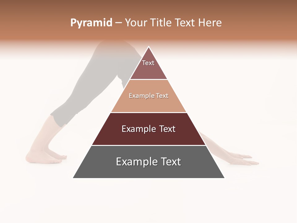 A Woman Is Doing A Yoga Pose On Her Stomach PowerPoint Template