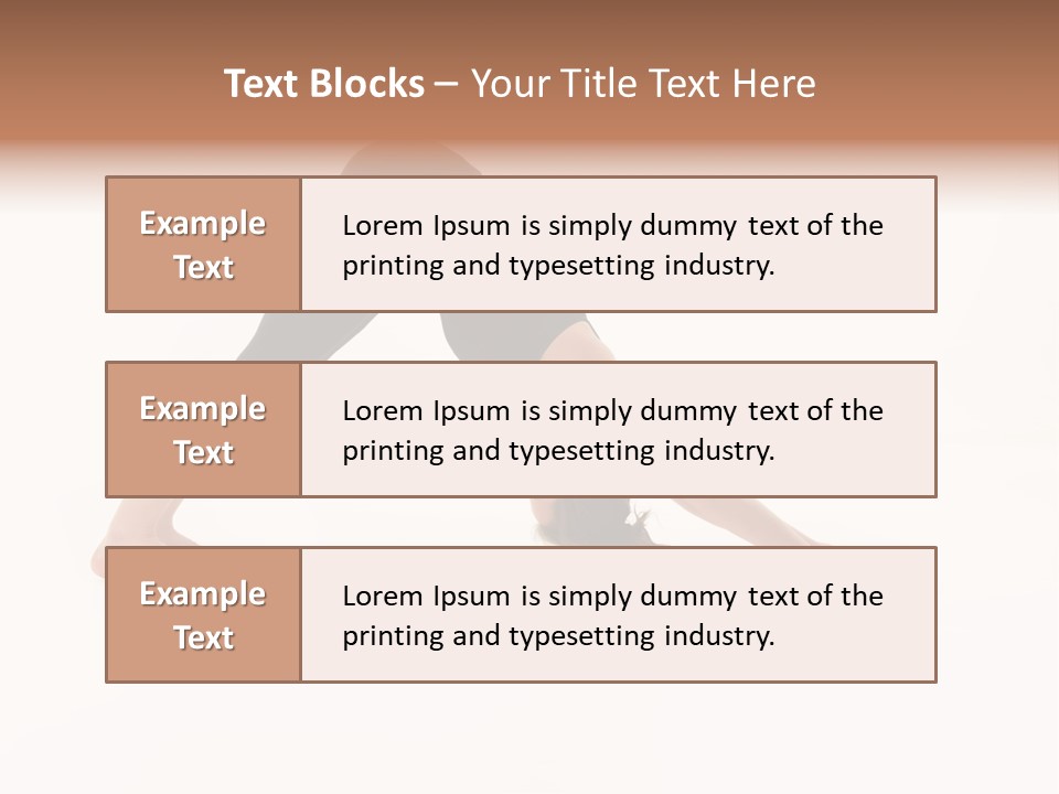 A Woman Is Doing A Yoga Pose On Her Stomach PowerPoint Template