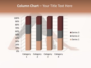 A Woman Is Doing A Yoga Pose On Her Stomach PowerPoint Template