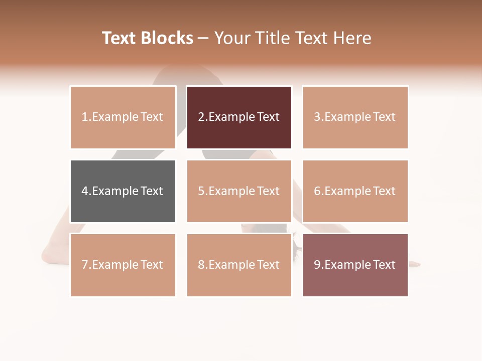 A Woman Is Doing A Yoga Pose On Her Stomach PowerPoint Template