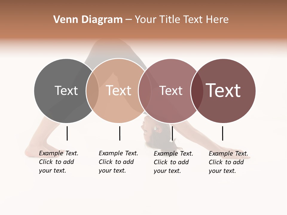 A Woman Is Doing A Yoga Pose On Her Stomach PowerPoint Template